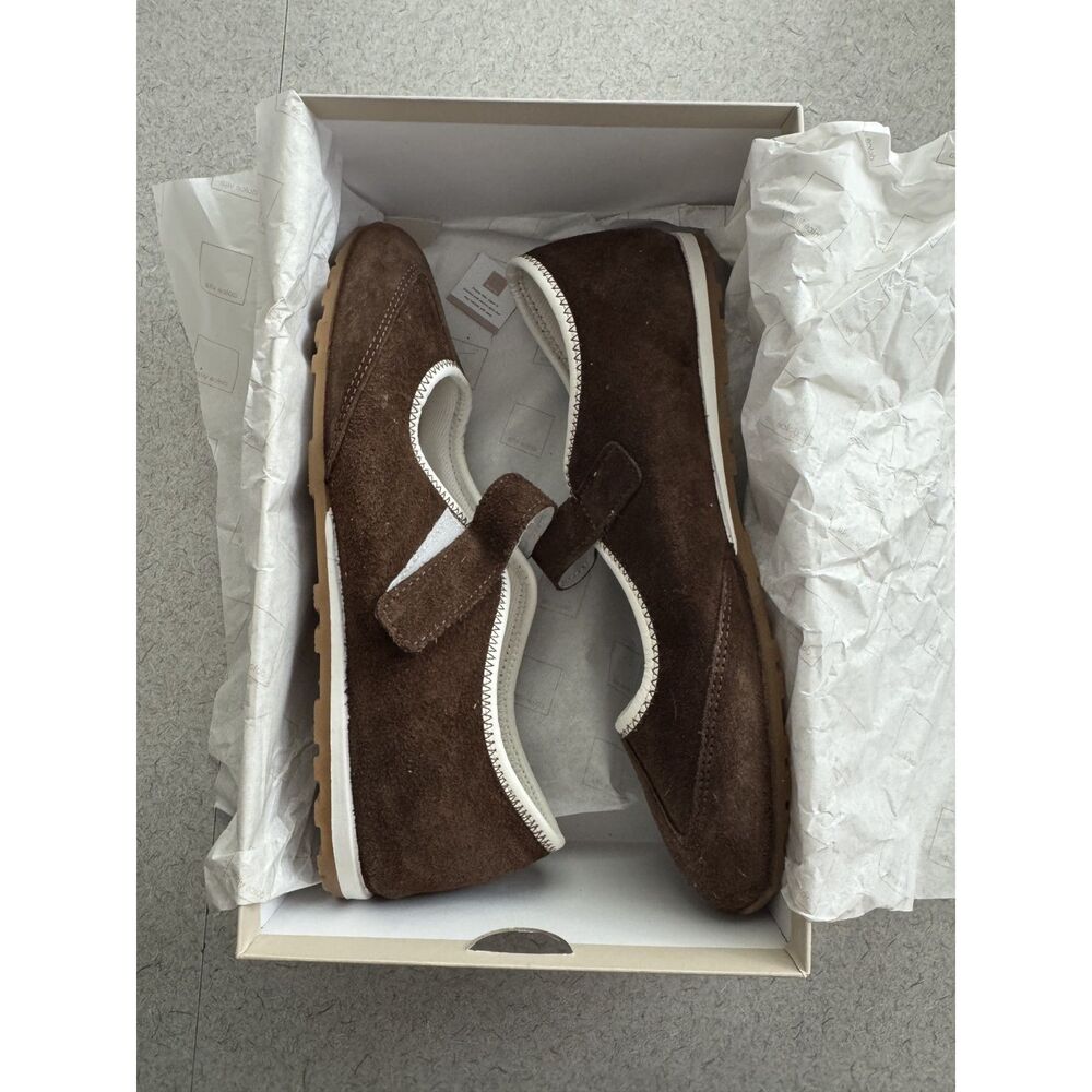 Dolce Vita "Sofya" Brown Suede Ballet Sneakers size 10